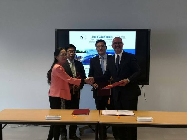 Julia Hsiang-Wen HUANG, Director-General and CEDRE Director Stéphane DOLL signed a Memorandum of Understanding(4 in total)