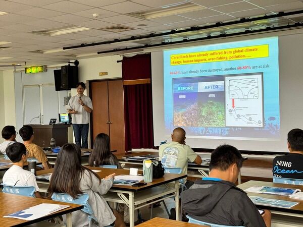 圖二、邀請國立高雄科技大學鄭有容副教授擔任講師