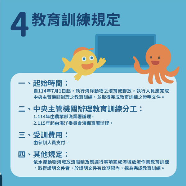 圖5 教育訓練規定