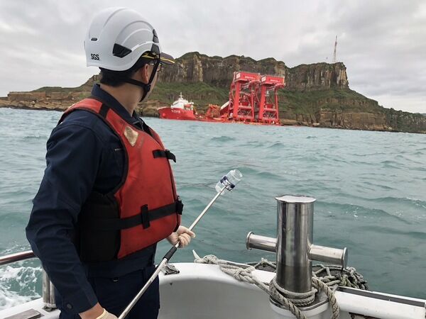 圖2 海保署現場採集水樣