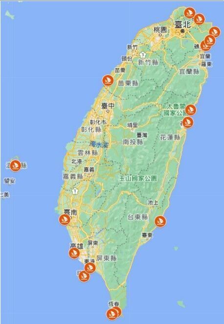 113年海灘監測點位